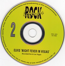 The King Elvis Presley, Import, 1997, Night Fever In Vegas