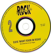 The King Elvis Presley, Import, 1997, Night Fever In Vegas {Second Pressing]