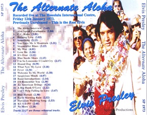 The King Elvis Presley, Import, 1997, The Alternate Aloha