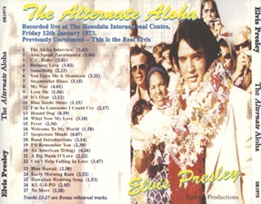 The King Elvis Presley, Import, 1997, The Alternate Aloha [Second Pressing]