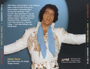 The King Elvis Presley, Import, 2000, Don't Think Twice