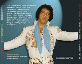 The King Elvis Presley, Import, 2000, Don't Think Twice [Second Pressing]