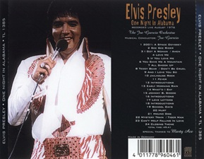 The King Elvis Presley, Import, 2000, One Night In Alabama [Second Pressing]