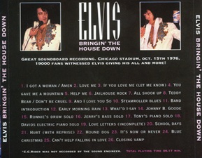 The King Elvis Presley, Import, 2001, Bringin' The House Down [Third Pressing]