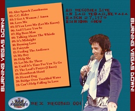 The King Elvis Presley, Import, 2002, Burning Vegas Down