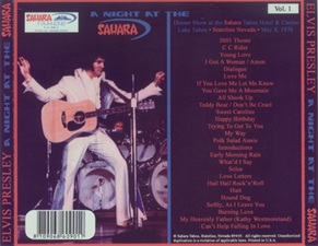The King Elvis Presley, Import, 2004, A Night At The Sahara