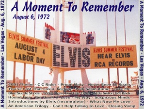 The King Elvis Presley, Import, 2005, A Moment To Remember