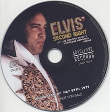 The King Elvis Presley, Import, 2005, Second Night