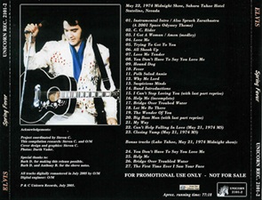The King Elvis Presley, Import, 2005, Spring Fever
