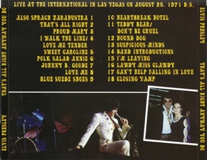The King Elvis Presley, Import, 2005, That's All Right Anyway You Do