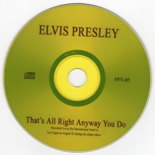 The King Elvis Presley, Import, 2005, That's All Right Anyway You Do
