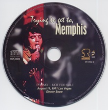 The King Elvis Presley, Import, 2005, Trying To Get To Memphis
