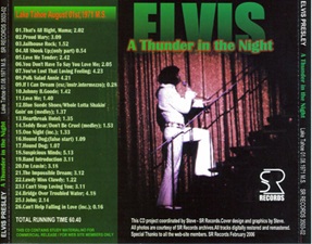 The King Elvis Presley, Import, 2006, A Thunder In The Night