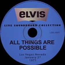 The King Elvis Presley, Import, 2006, All Things Are Possible