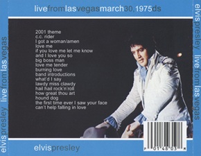The King Elvis Presley, Import, 2006, Live From Las Vegas