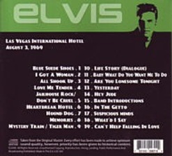 The King Elvis Presley, Import, 2006, Opening Night 1969