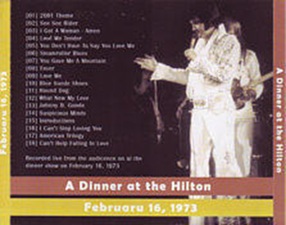 The King Elvis Presley, Import, 2007, A Dinner At The Hilton