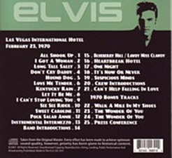 The King Elvis Presley, Import, 2007, One Night In Vegas