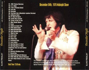 The King Elvis Presley, Import, 2008, December Night