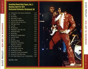 The King Elvis Presley, Import, 2008, Red-Hot In Richmond