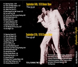 The King Elvis Presley, Import, 2008, September Nights