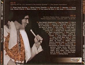 The King Elvis Presley, Import, 2008, The Final Farewell