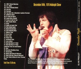 The King Elvis Presley, Import, 2008, The Sound Of Vegas 2 - December Night