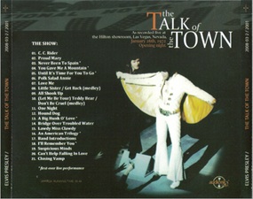 The King Elvis Presley, Import, 2008, The Talk Of The Town