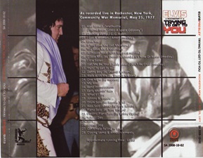 The King Elvis Presley, Import, 2008, Trying To Get To You - Rochester 77