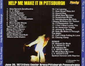 The King Elvis Presley, Import, 2009, Help Me Make It In Pittsburgh