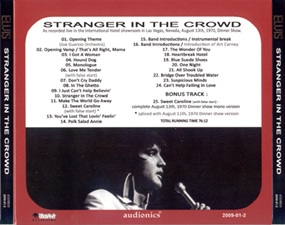 The King Elvis Presley, Import, 2009, Stranger In The Crowd