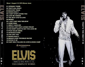 The King Elvis Presley, Import, 2009, Thats The Way It Is - The Complete Works