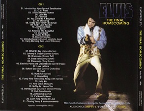 The King Elvis Presley, Import, 2009, The Final Homecoming