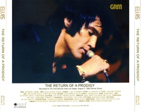 The King Elvis Presley, Import, 2009, The Return Of A Prodigy
