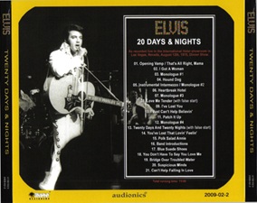 The King Elvis Presley, Import, 2009, Twenty Days & Nights
