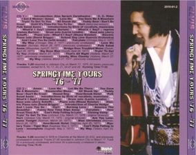 The King Elvis Presley, Import, 2010, Springtime Tours '76-'77