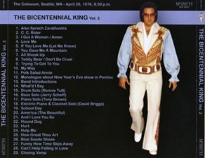 The King Elvis Presley, Import, 2010, The Bicentennial King Vol. 2