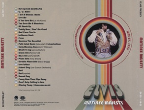 The King Elvis Presley, Import, 2011, Matinee Majesty