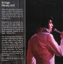 The King Elvis Presley, Import, 2011, One Stage - The Ultimate Edition