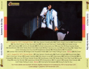 The King Elvis Presley, Import, 2011, Summer In Sin City