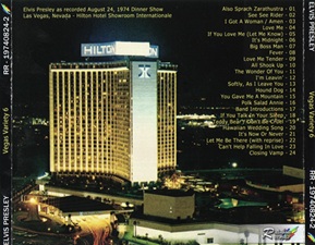 The King Elvis Presley, Import, 2011, Vegas Variety Volume 6
