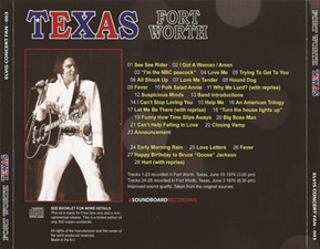 The King Elvis Presley, Import, 2013, Fort Worth Texas