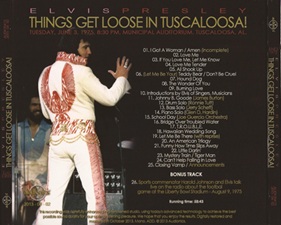 The King Elvis Presley, Import, 2013, Things Get Loose In Tuscaloosa