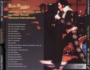The King Elvis Presley, Import, 2013, Vegas Variety Volume 10
