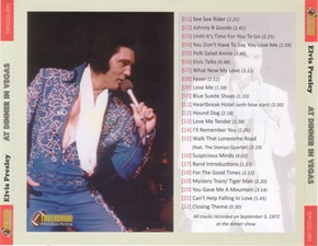 The King Elvis Presley, Import, 2014, A Dinner In Vagas