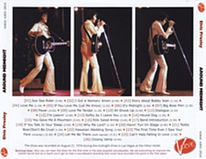 The King Elvis Presley, Import, 2014, Around Midnight