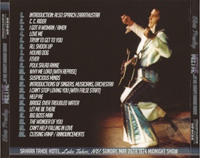 The King Elvis Presley, Import, 2014, Meet Me… At Del Webb’s Sahara Tahoe!