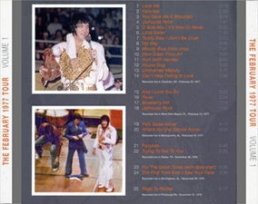 The King Elvis Presley, Import, 2015, The February 1977 Tour – Volume 1