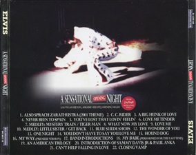 The King Elvis Presley, Import, 2017, A Sensational Opening Night