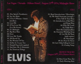 The King Elvis Presley, Import, 2017, Hilton Showroom Volume 6